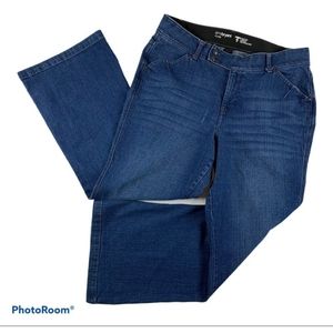 Lane Bryant T3 Tummy Control Flare Jeans 18 38/32
